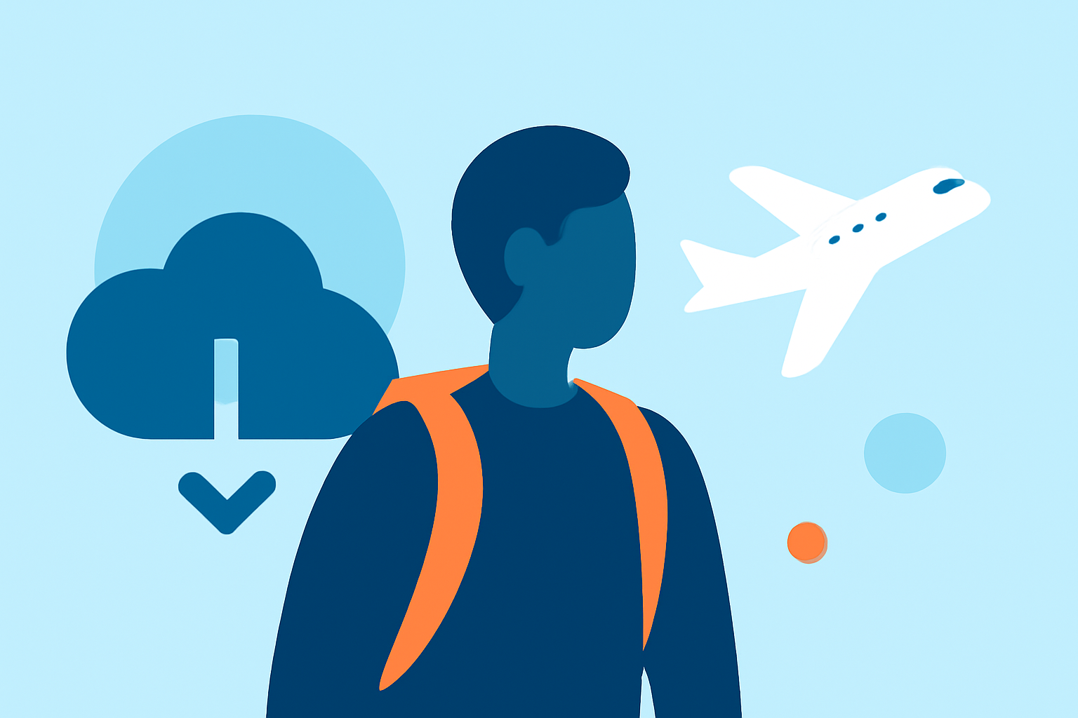 Managing Snow-Related Flight Delays for Combined Road and Air Trips