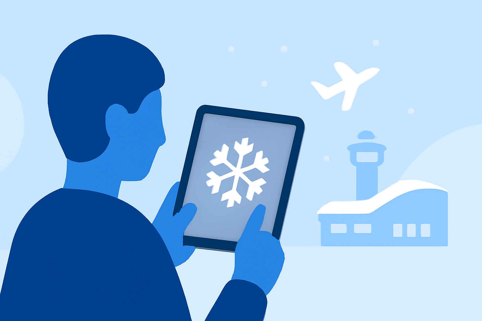 Snow Preparedness Tips for Arrival Airports Using Your iPad