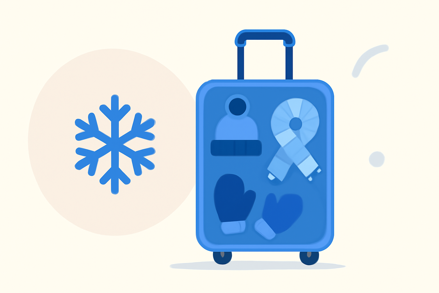 Winter Travel Packing for Weather at a Glance