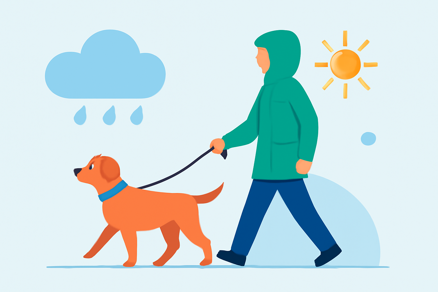 Essential Guide to Safe Dog Walking in Various Weather Conditions
