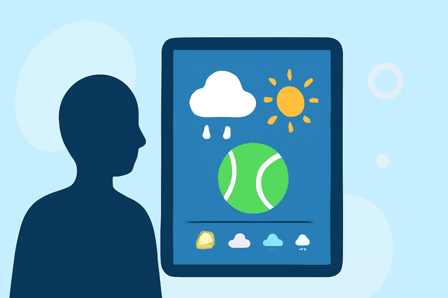Top Weather Apps for Tennis Players on iPad