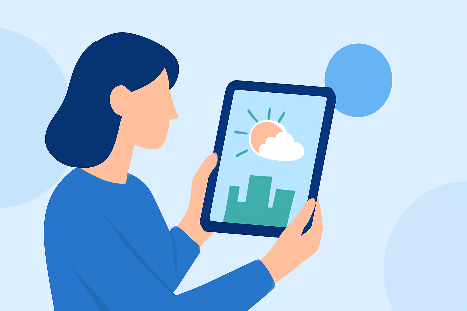 City-Break Weather Planning for Beginners on iPad