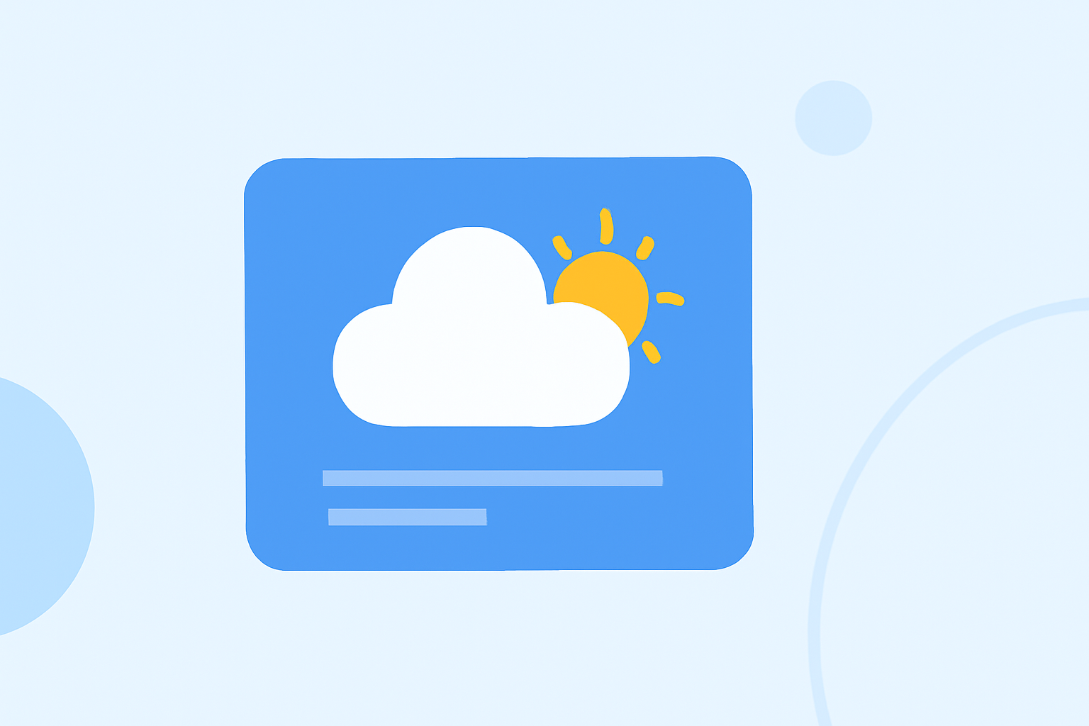 Easy Weather Widget Data Choices for U.S. Users