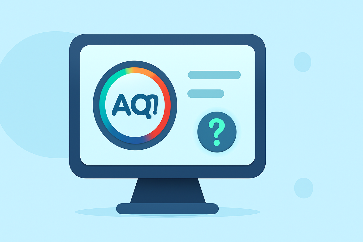 Common AQI Monitoring Questions on a Smart Display