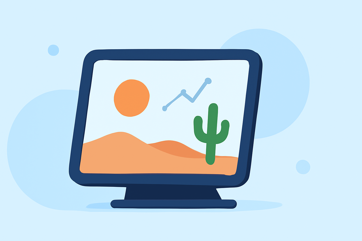 An Introduction to Desert Climate Trends on a Smart Display