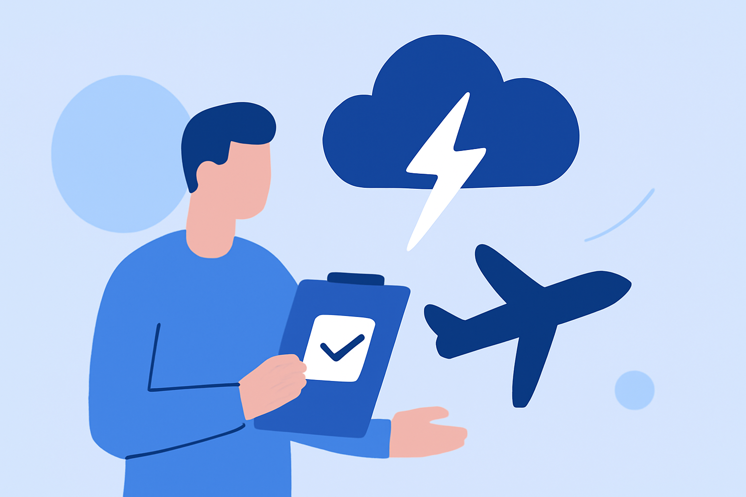 Managing Easy Thunderstorms and Travel Delays for Domestic Flights