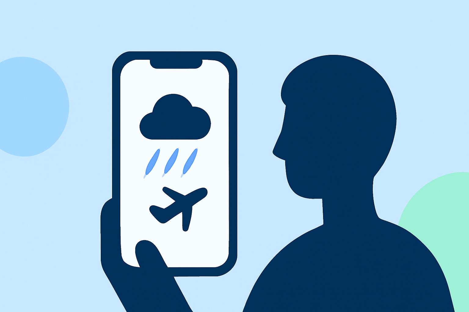 How to Stay Updated on Rain Delays for Flights Using Mobile Apps