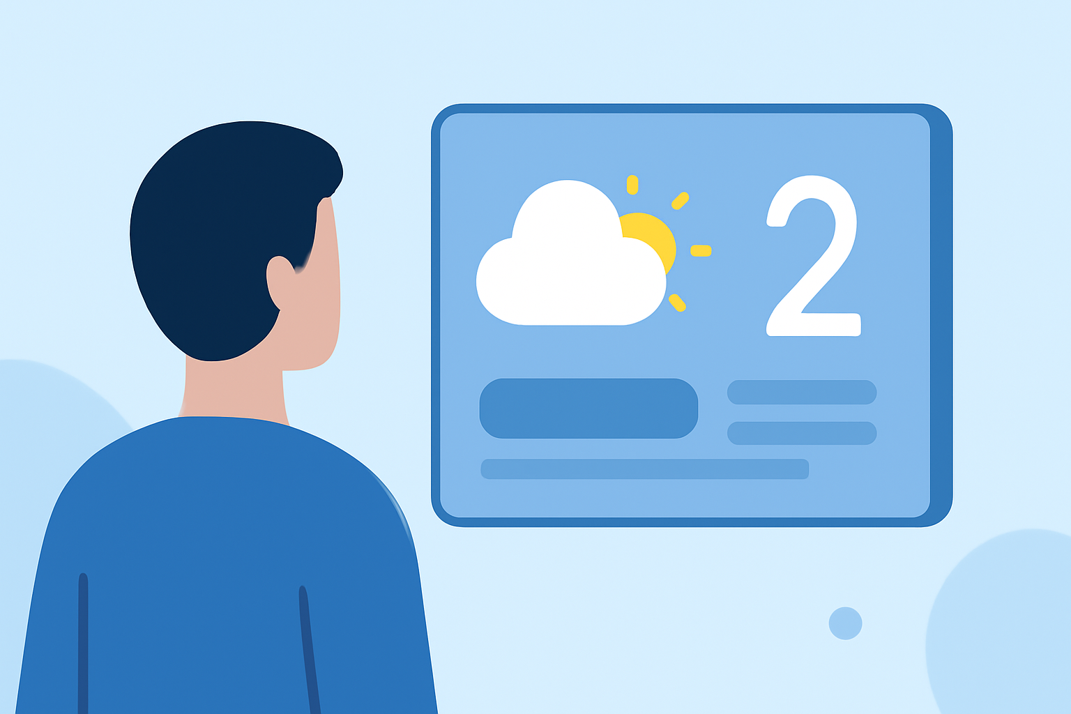 Morning Weather Check Examples for Commuters