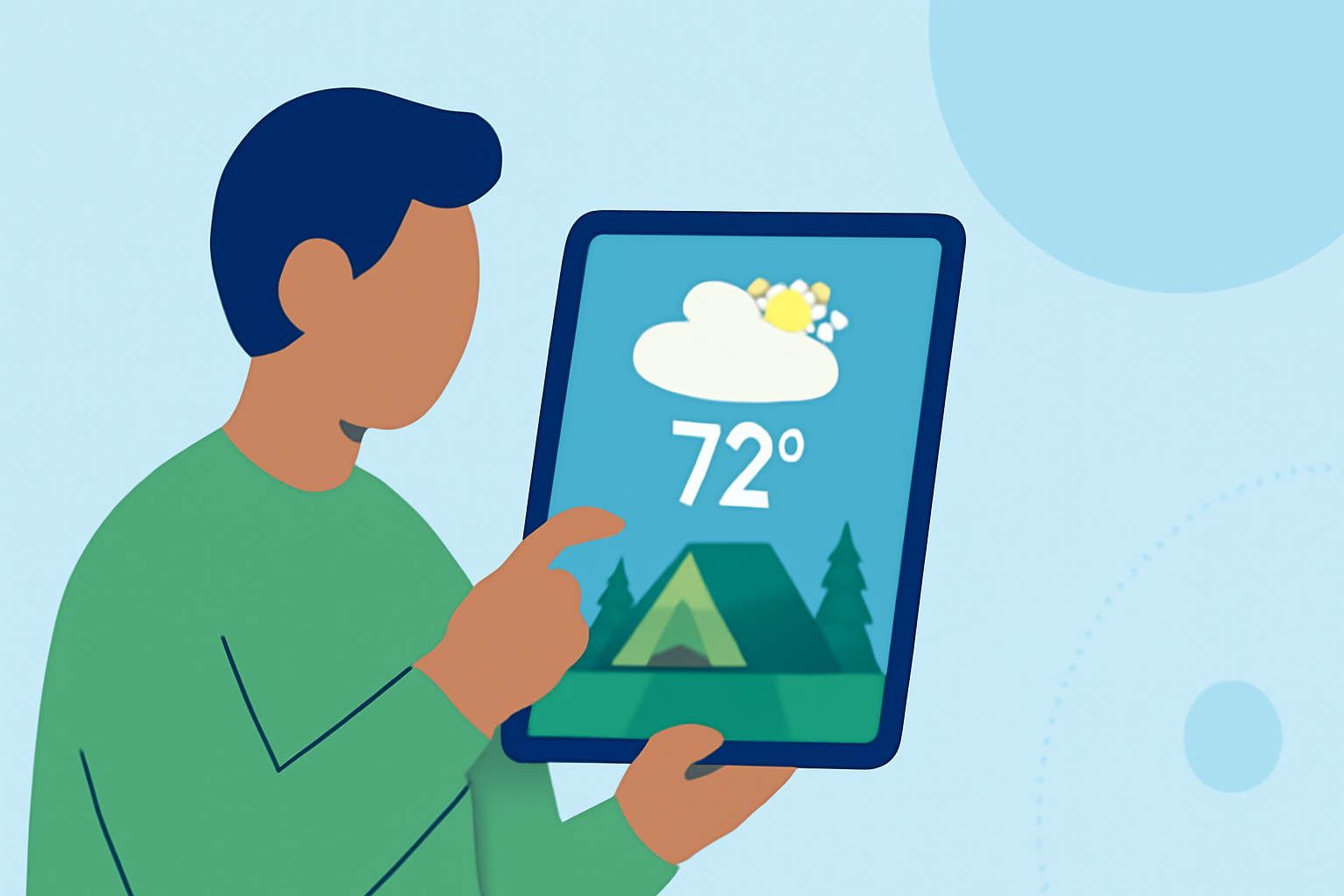 Using Clime on Your iPad for Camping Weather Planning