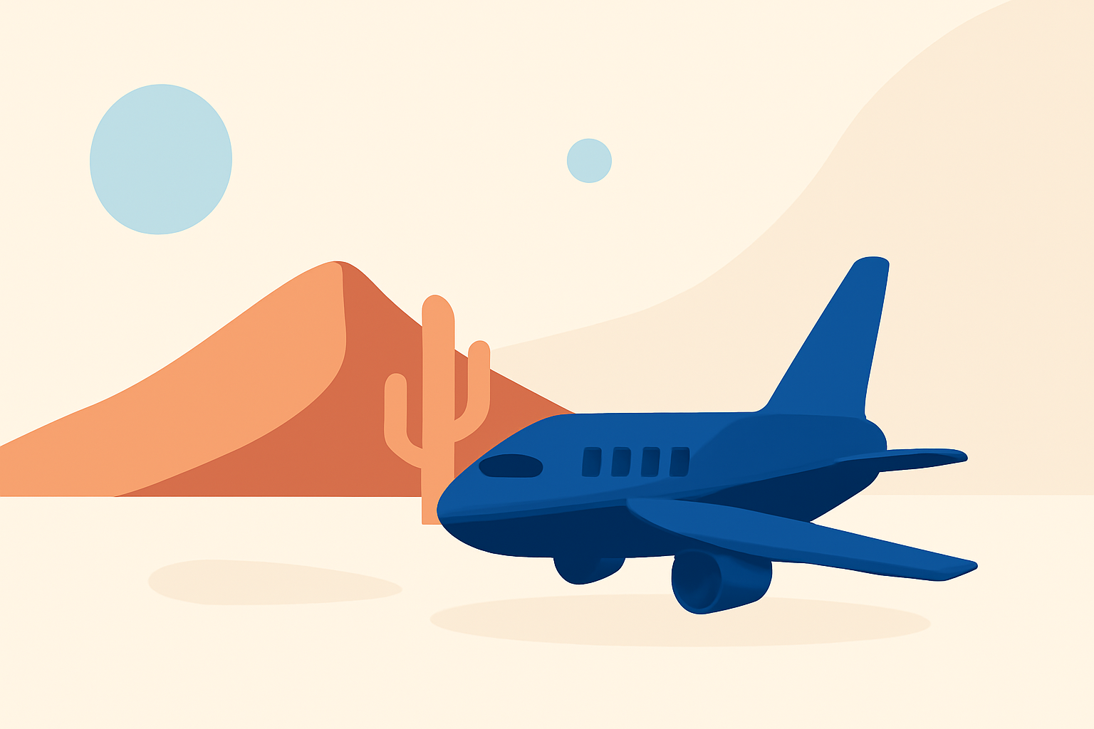 Navigating Desert Destination Weather for Connecting Flights