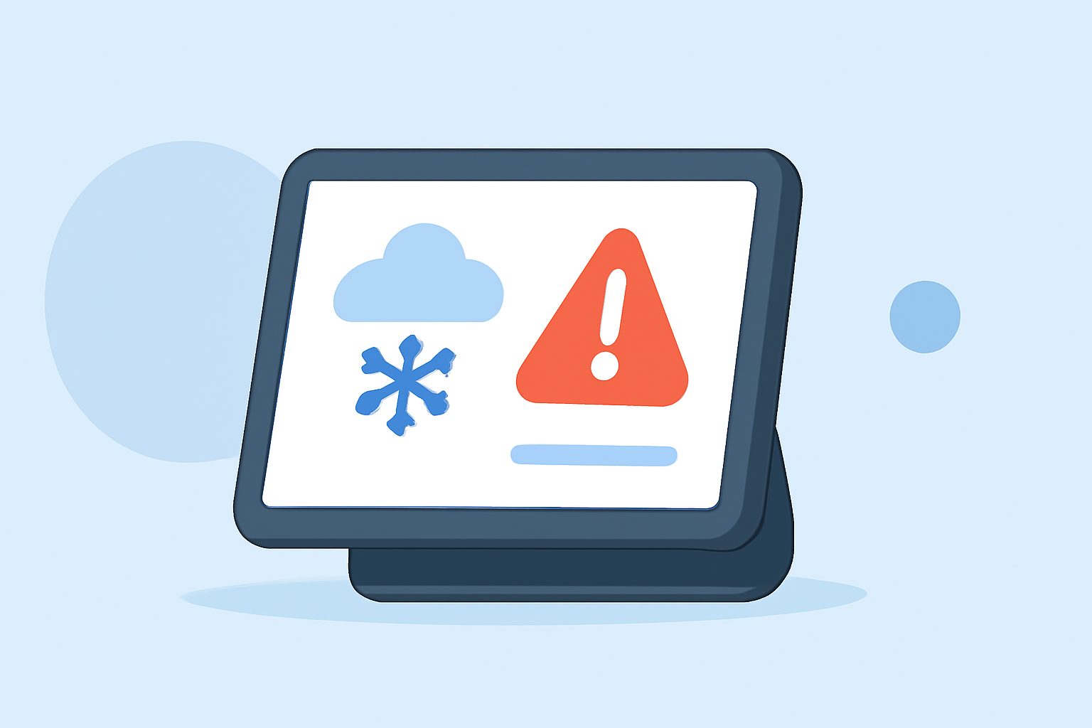 Understanding Winter Storm Alerts on Smart Displays