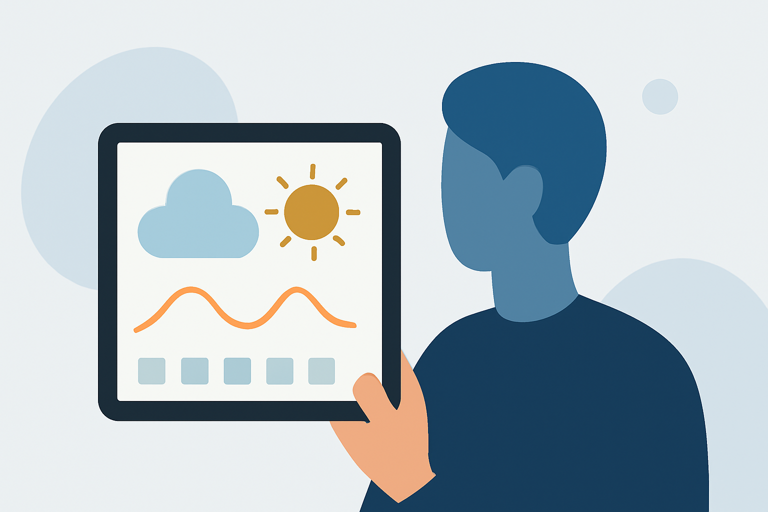 Destination Weather Research Tricks on a Tablet