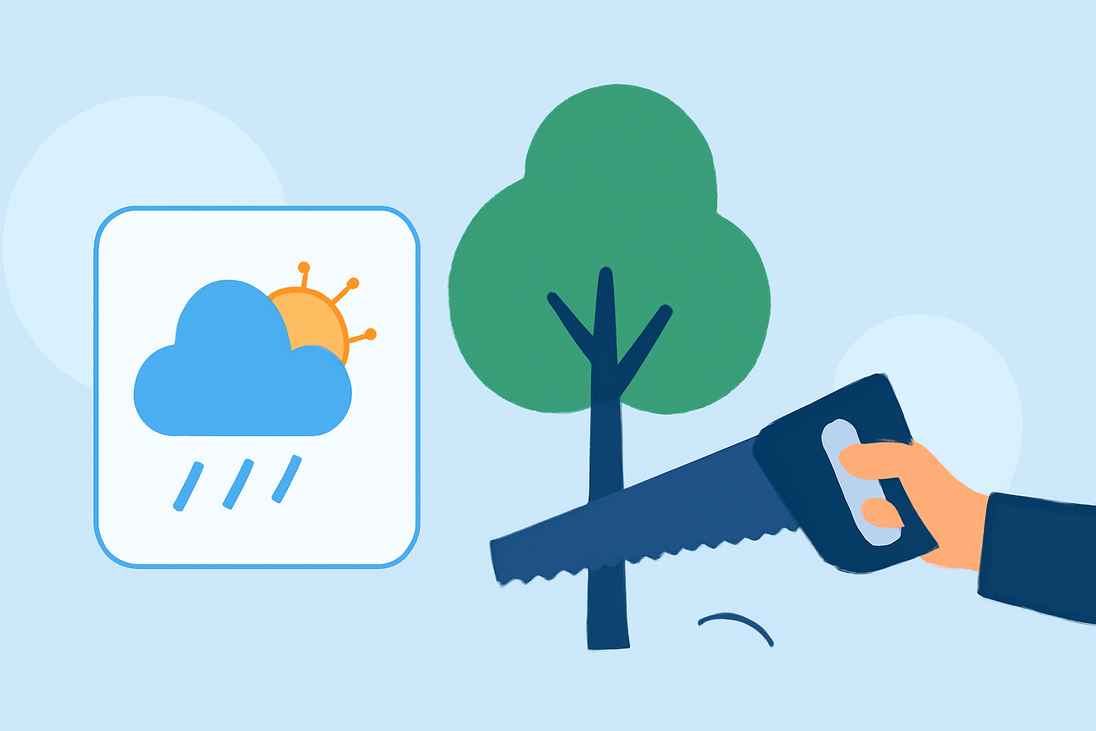 Essential Weather Planning for Tree Trimming for Commuters