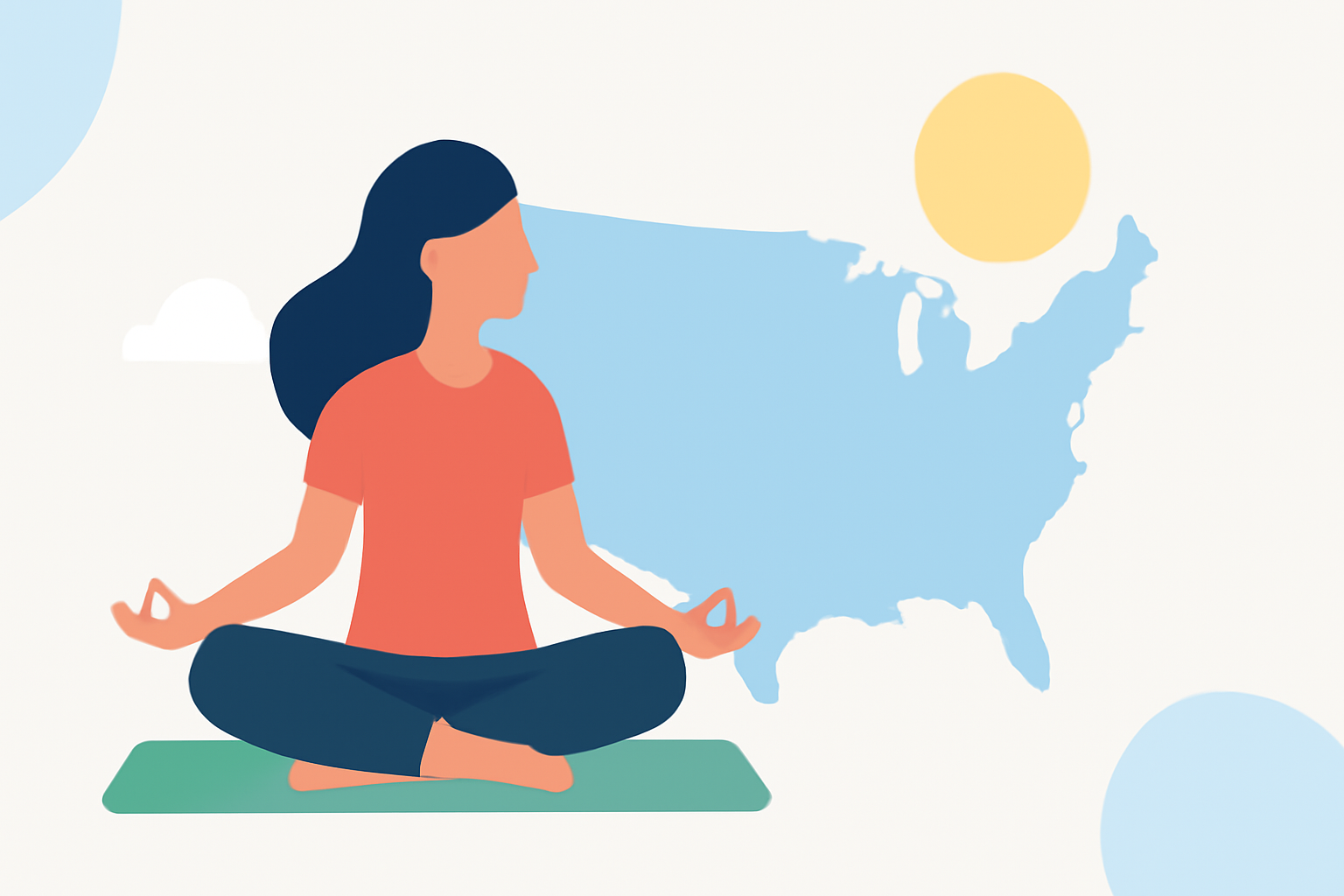 Optimal Weather Conditions for Outdoor Yoga Enthusiasts in the United States