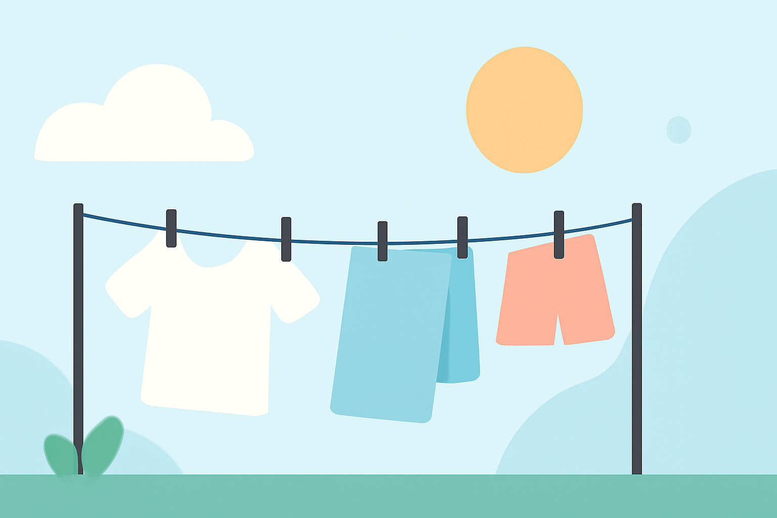 Optimal Weather Conditions for Outdoor Laundry Drying