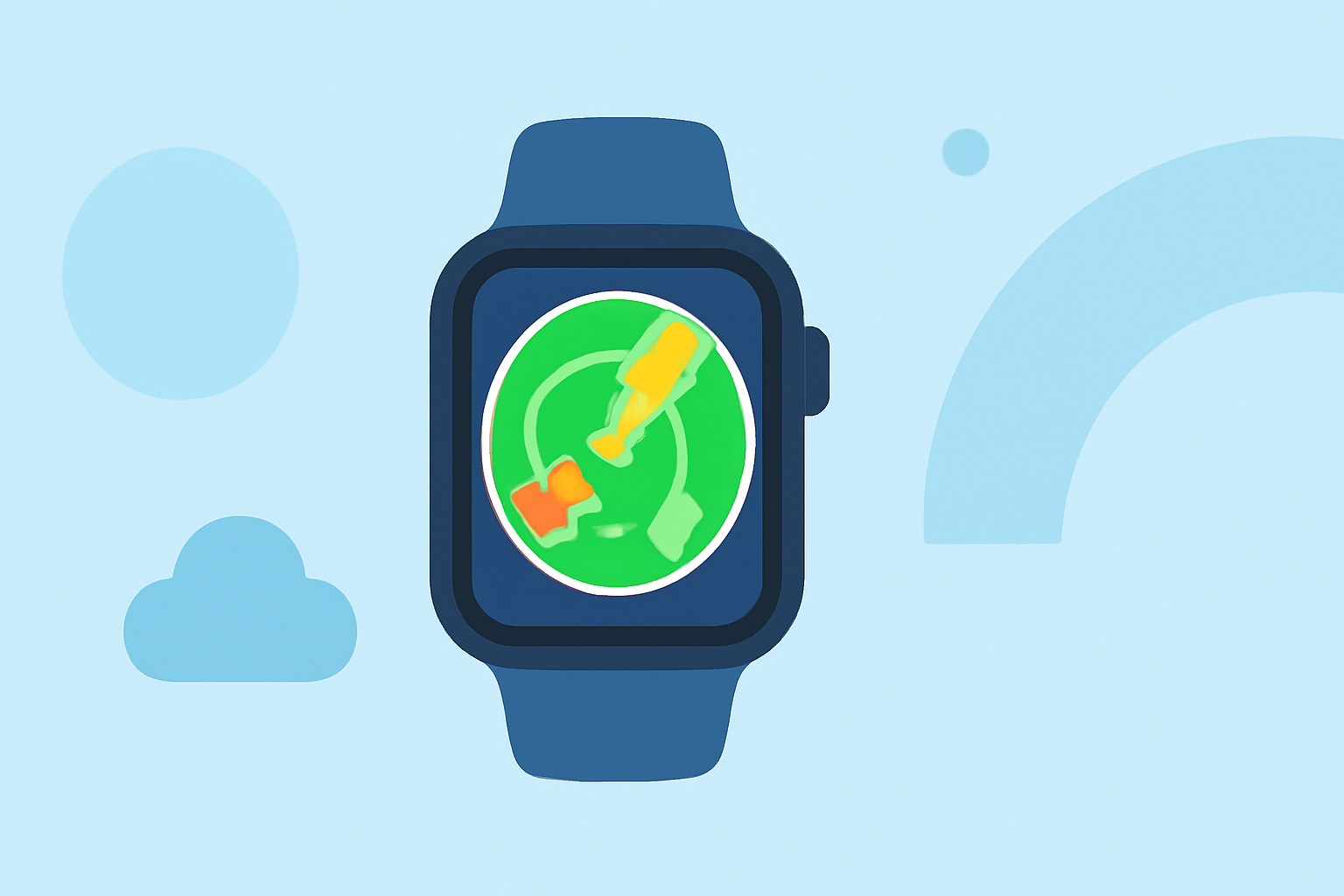 Weather Radar Data Cheat Sheet on Apple Watch