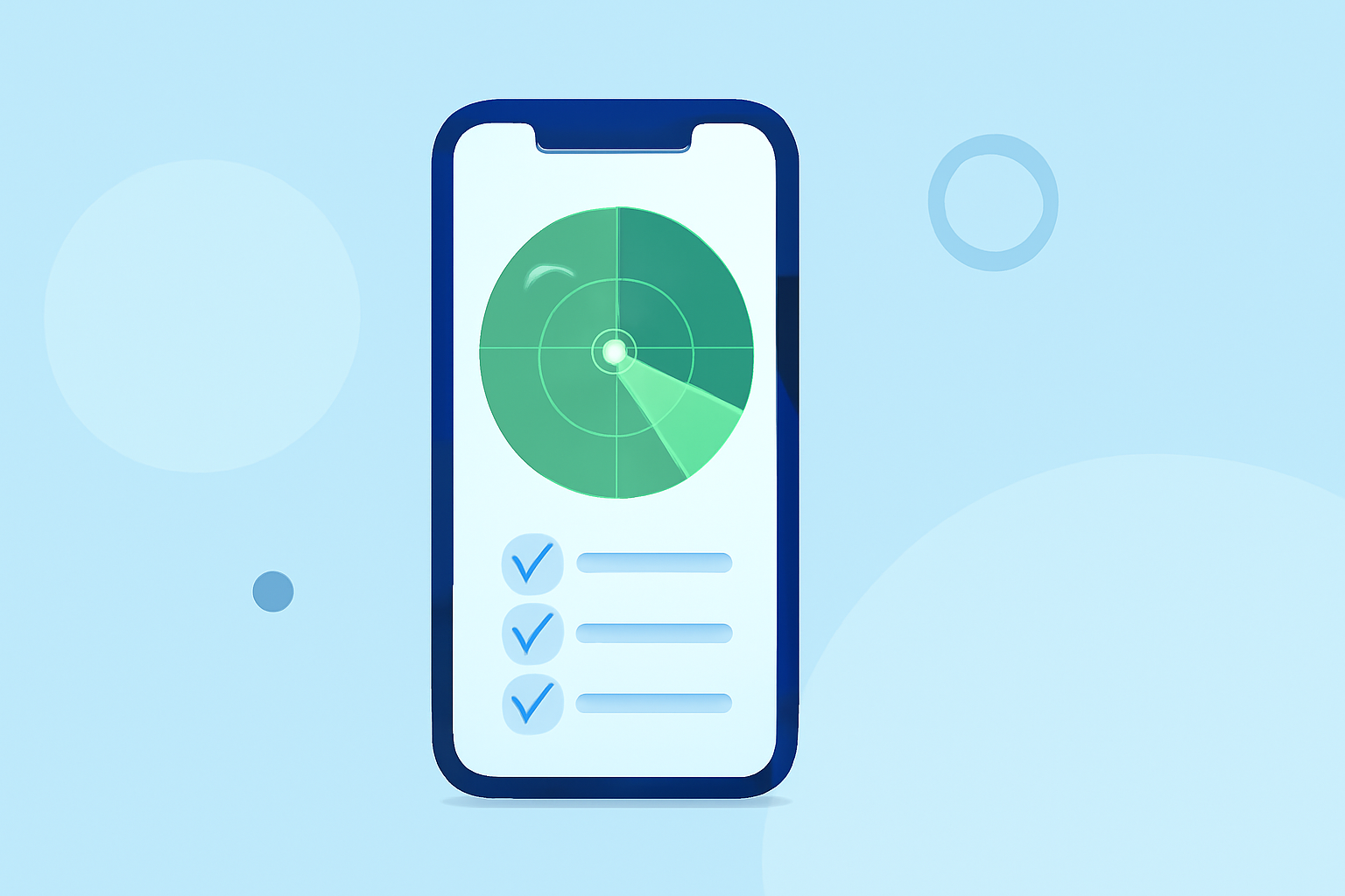 Your Essential Radar Coverage Areas Checklist on iPhone