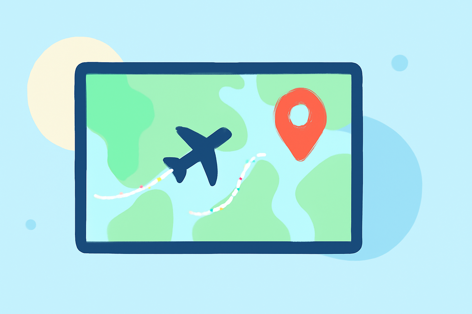 Understanding Map Overlay Transitions in Flight Tracking