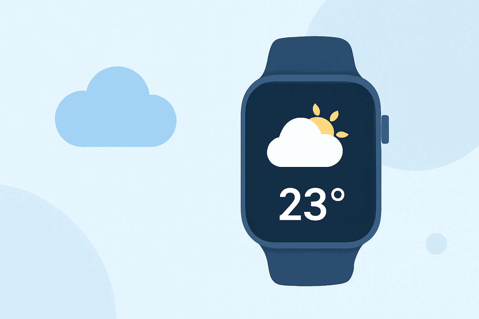 Daily Weather Forecast Guide on Apple Watch