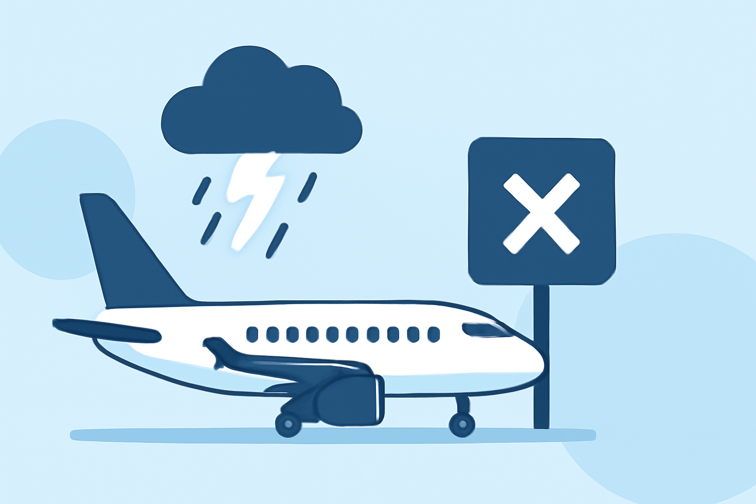 Understanding Ground Stops in Bad Weather: An Easy Guide