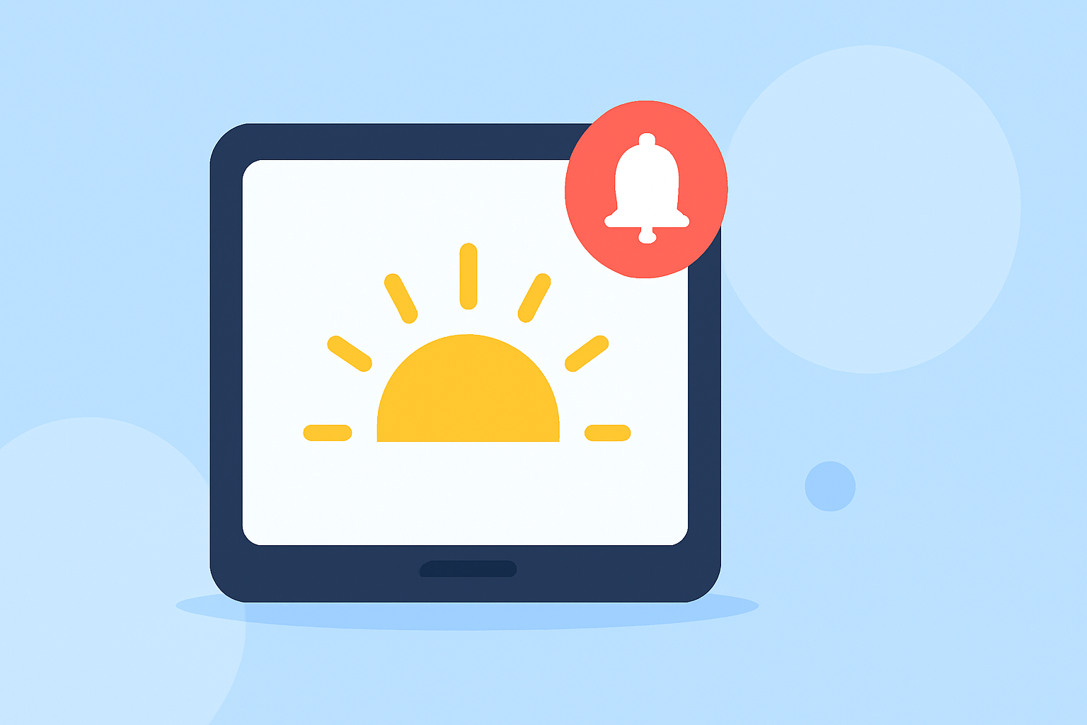Understanding Sunrise Notifications on Tablets