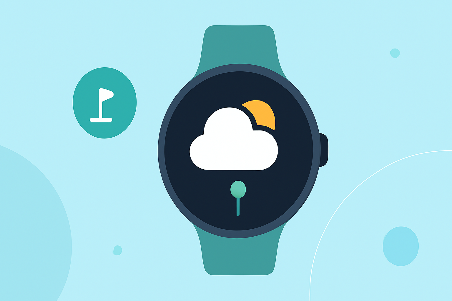Weather for Golf Explained on Wear OS