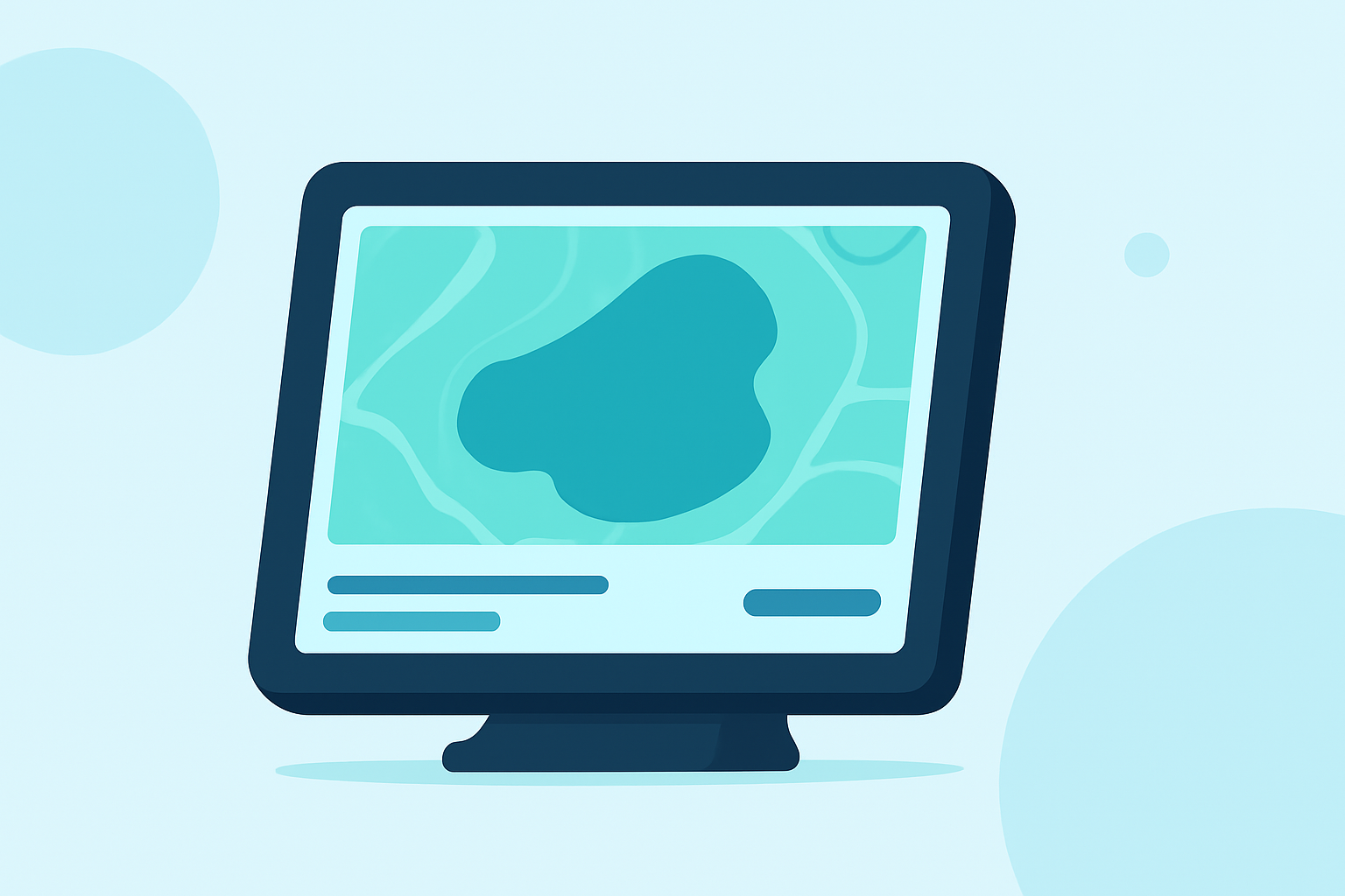 Easy Water Accumulation Maps on a Smart Display