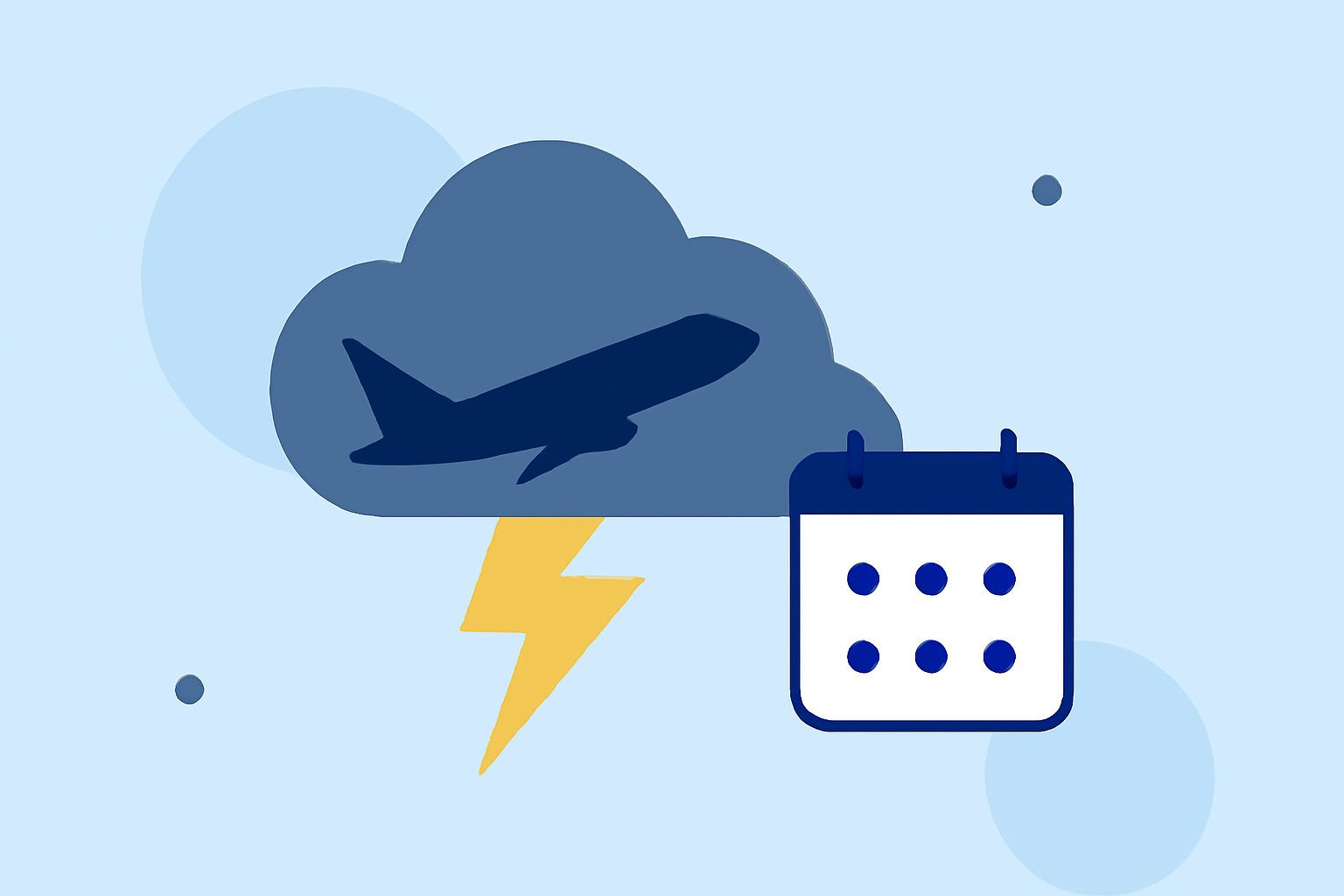 Planning Around a Coming Storm for Domestic Flights