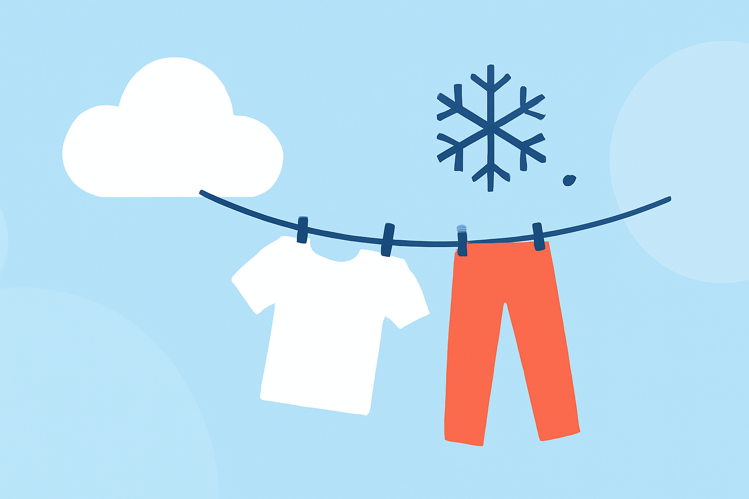 Weather for Outdoor Laundry: A Guide During Winter Storms