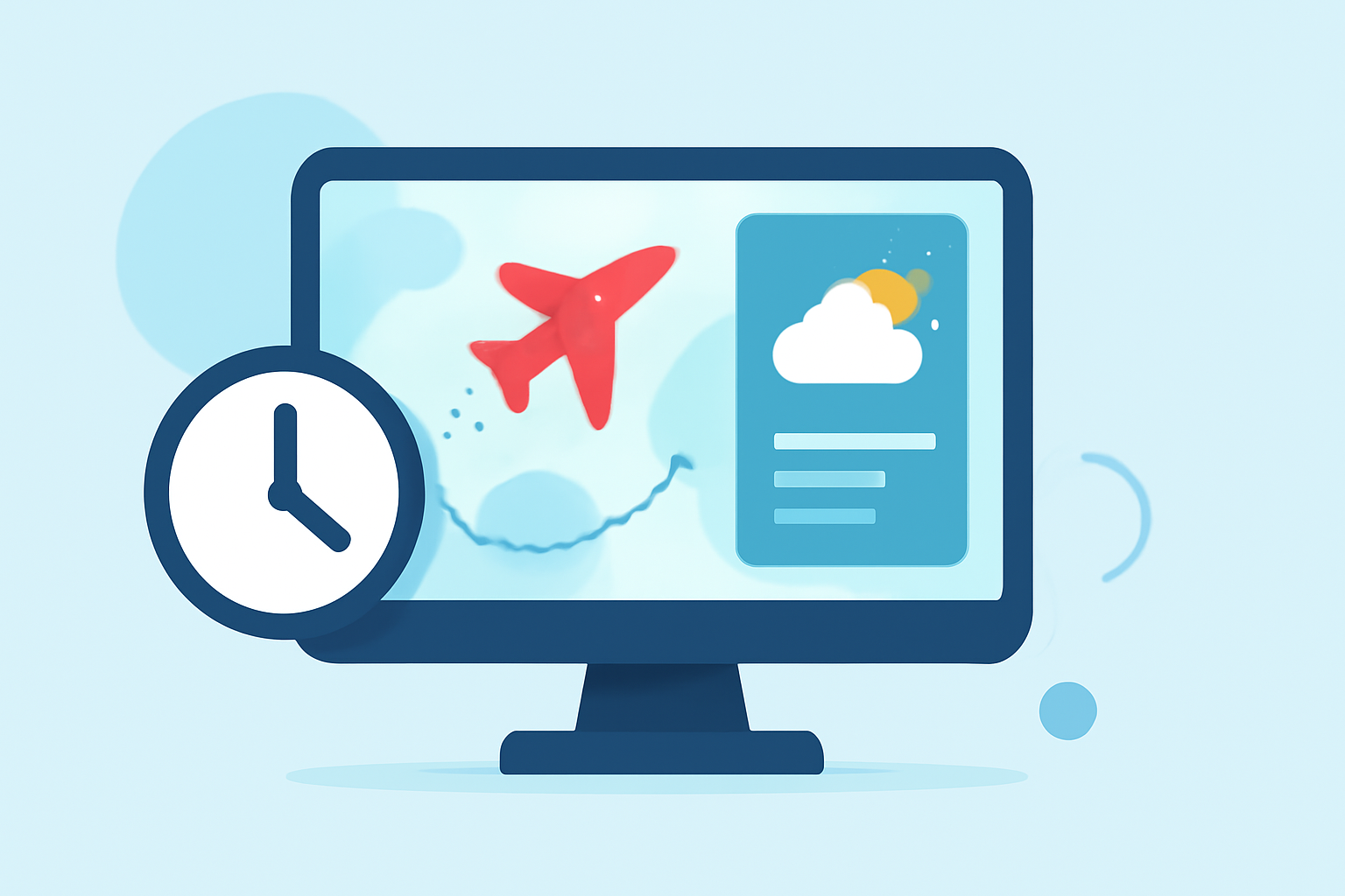 Enhancing Flight Planning with Real-Time Weather Tracking and Flight Timing Tools