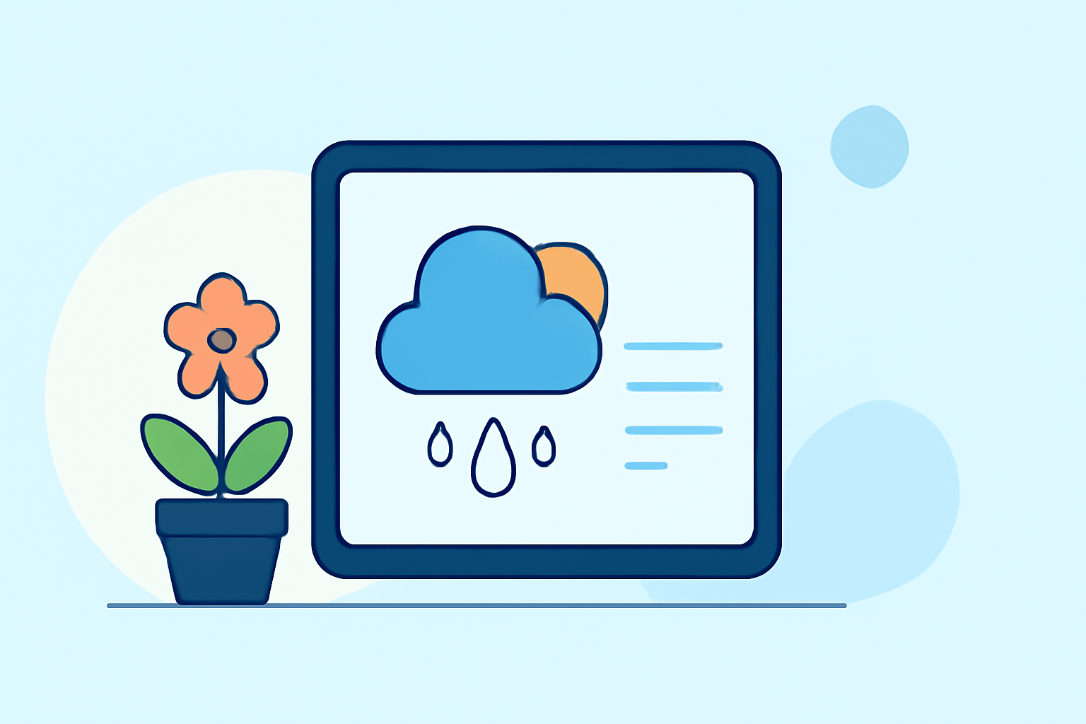 Getting Started with Weather for Flower Growing on iPad