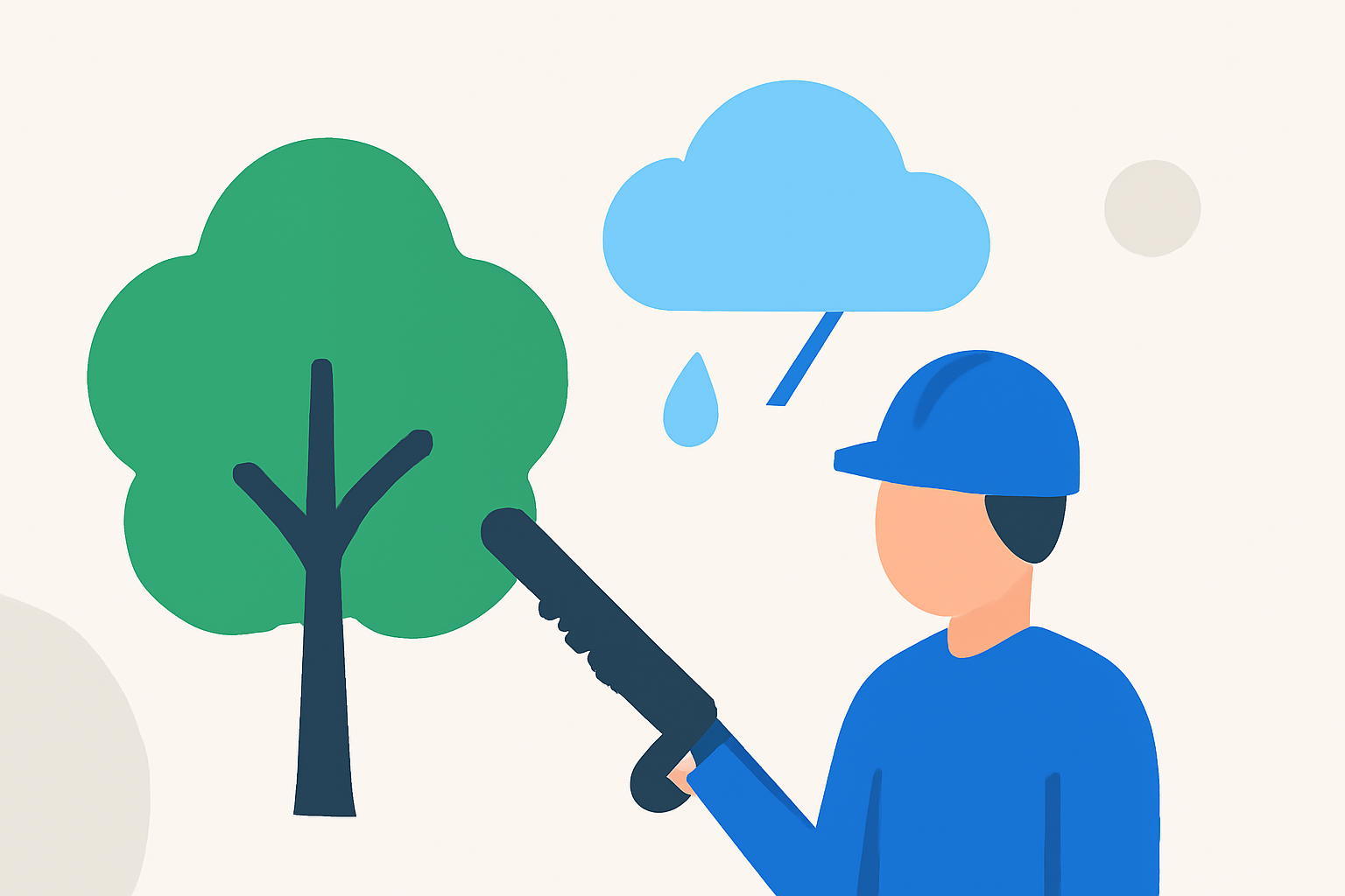 Weather Considerations for Tree Trimming Workflows