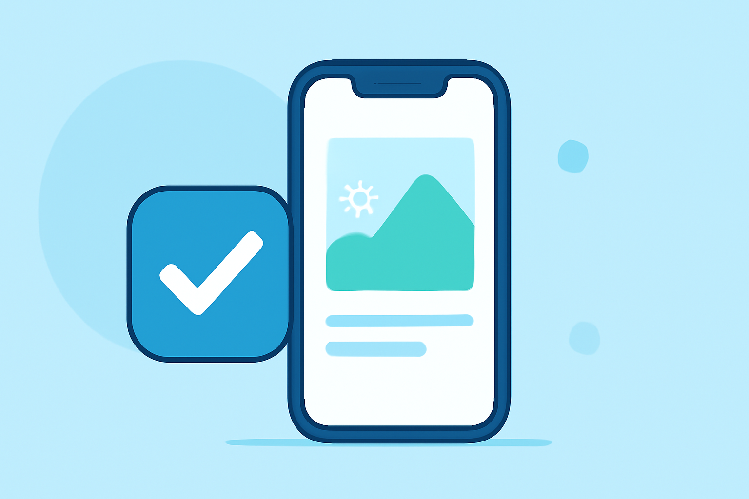 Snow Rate Maps Checklist on iPhone