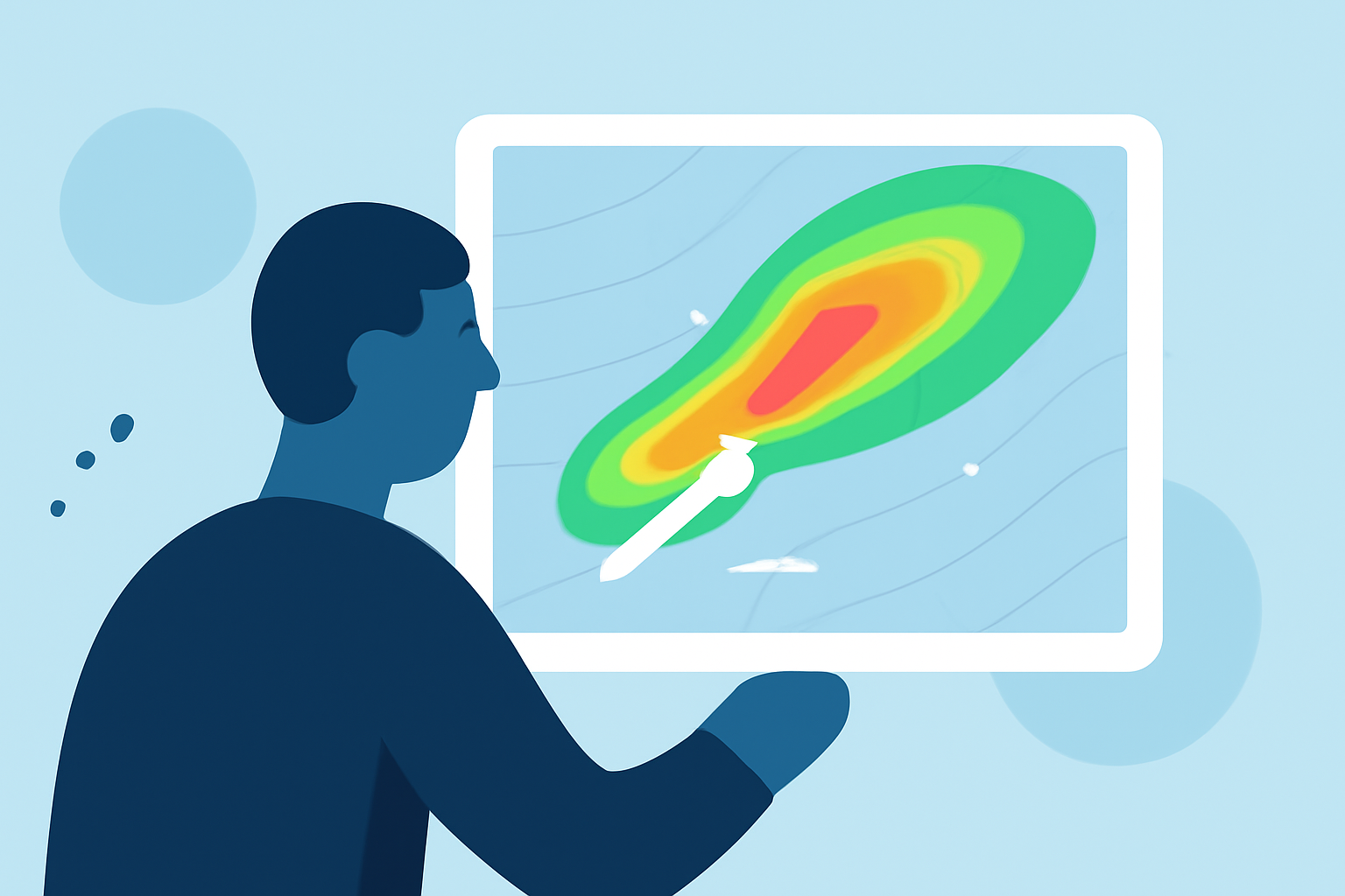 Leveraging Pro Storm-Relative Velocity Maps for Commuters
