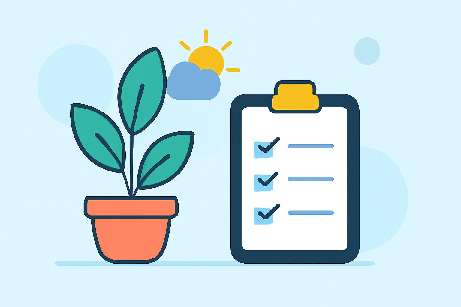 Weather-Responsive Indoor Plant Care Checklist