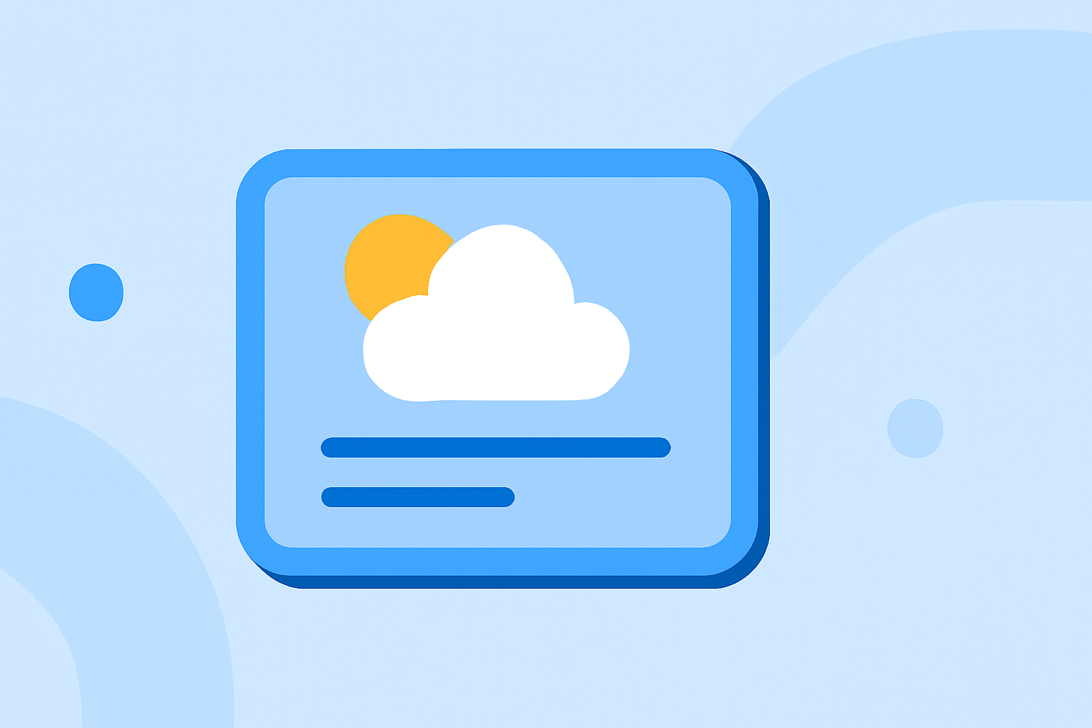 Your Essential Cheat Sheet for Weather Widgets