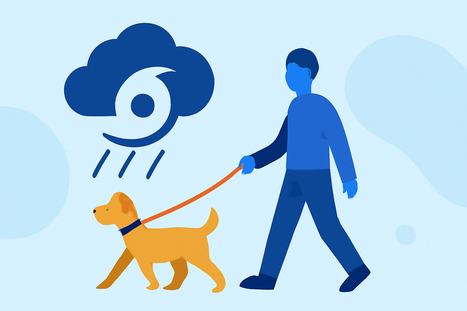 Easy Weather for Pet Walking During Hurricane Season