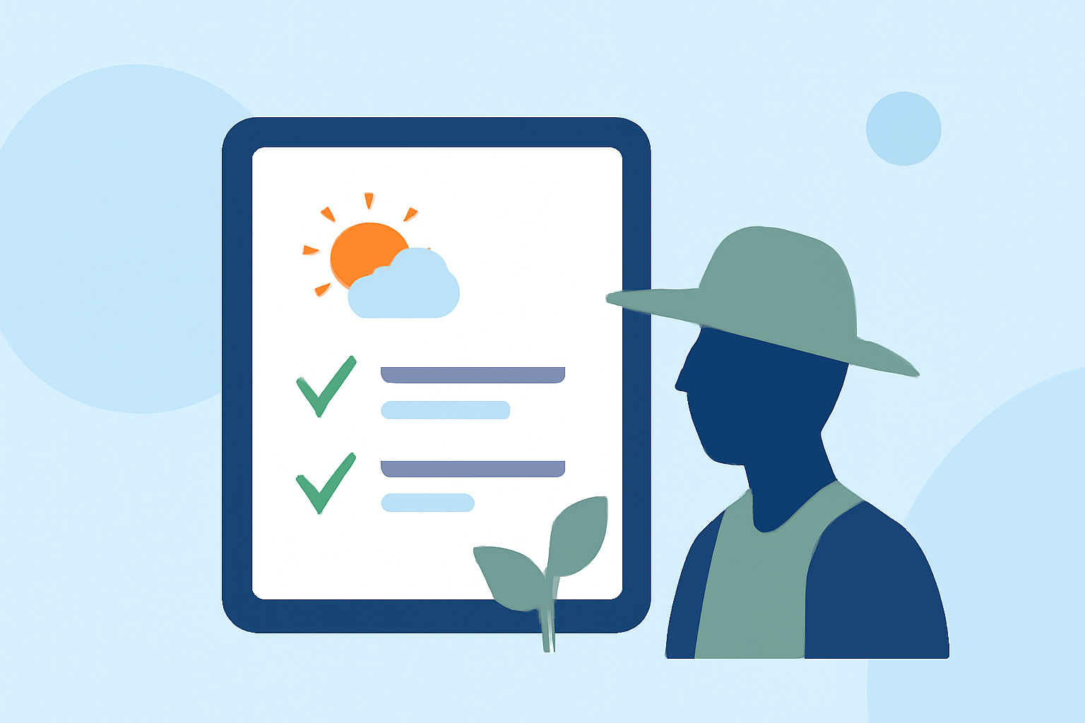 Easy Weather-Aware To-Do Lists for Gardeners