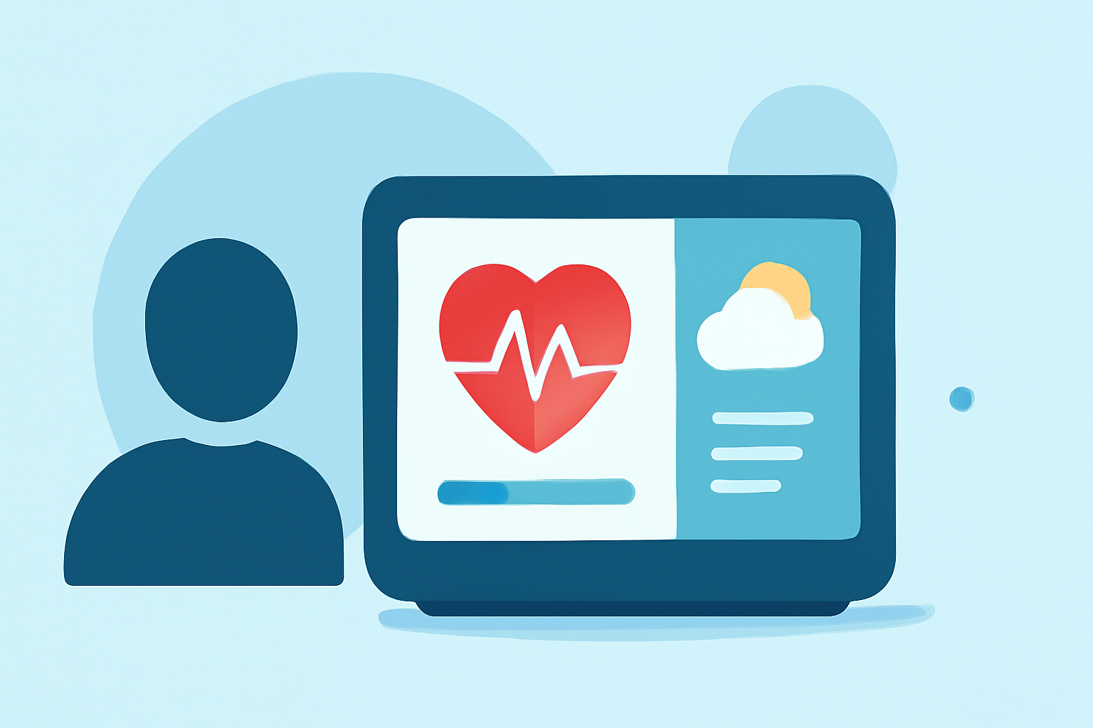 Enhancing Heart Health Monitoring with Smart Displays and Weather Apps