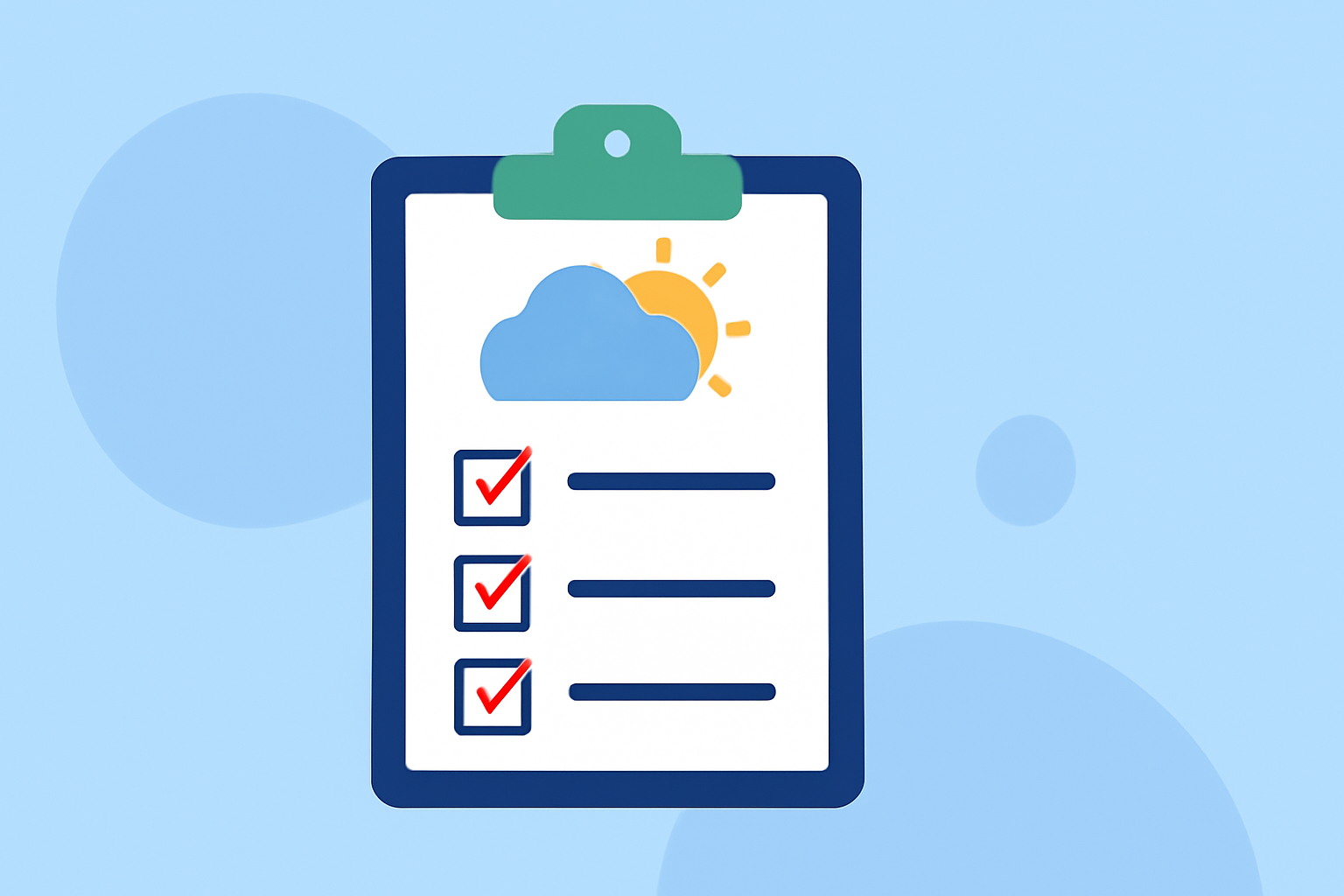 Your Essential Next-Day Weather Planning Checklist