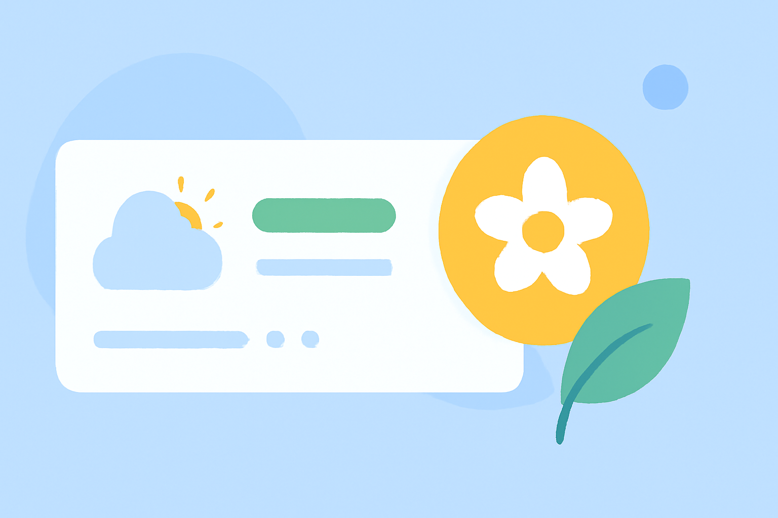 Easy Weather Notification Banners During Pollen Season