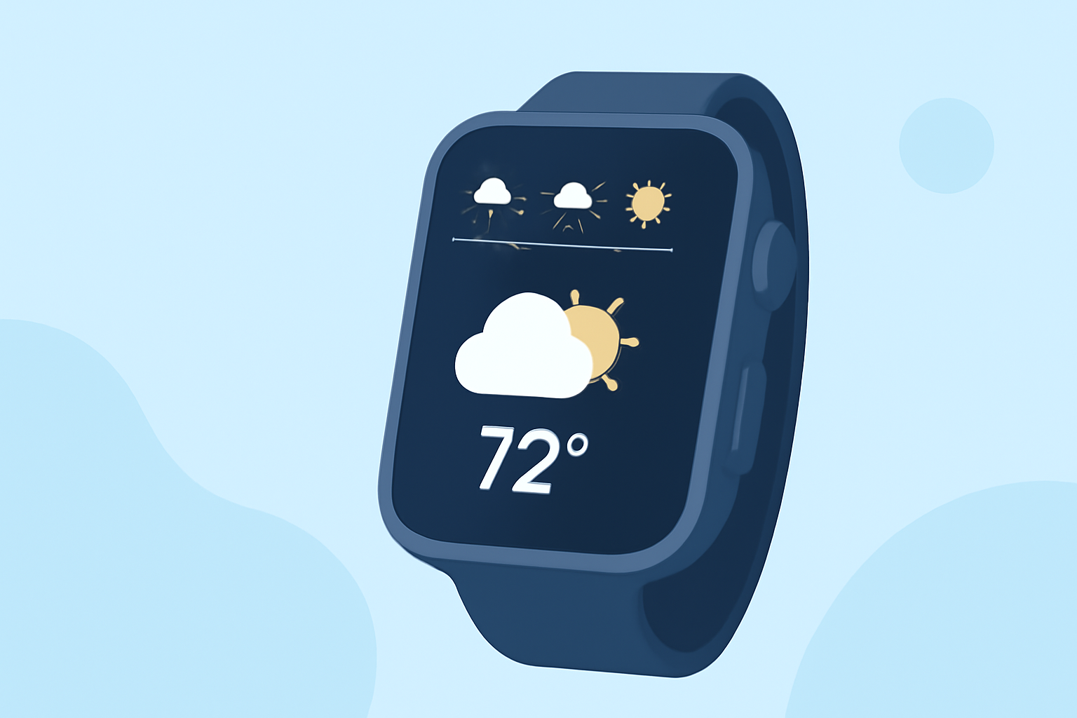 Pro Weekly Weather Forecast on Apple Watch