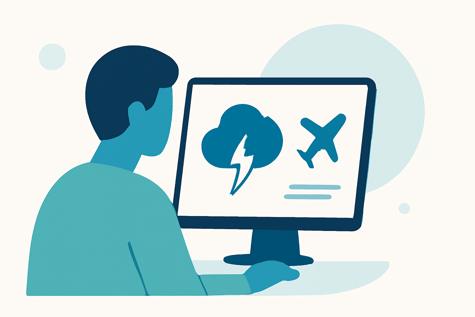 Avoiding Mistakes When Checking Weather Before a Delayed Flight