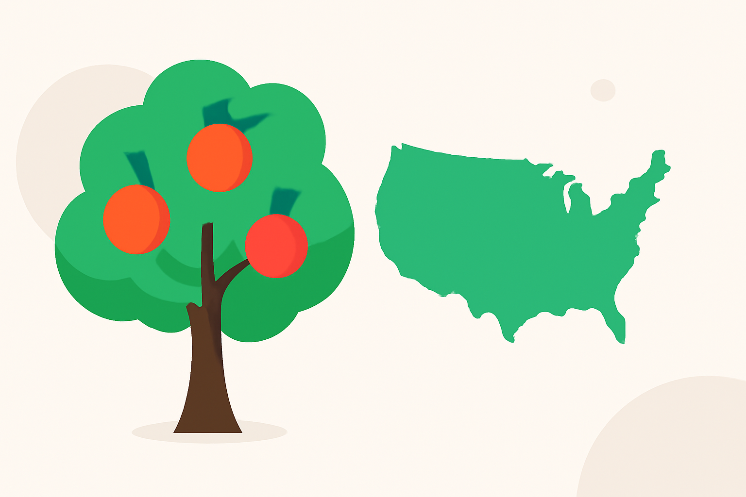 Optimal Climates for Fruit Growing in the United States