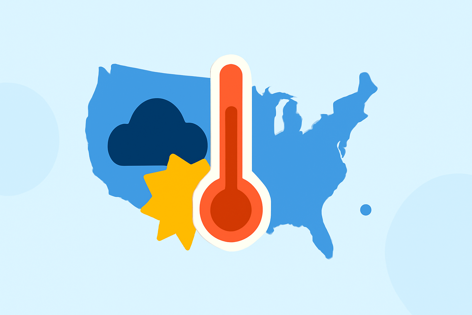 Understanding Weather Anomalies During Heat Waves in the United States