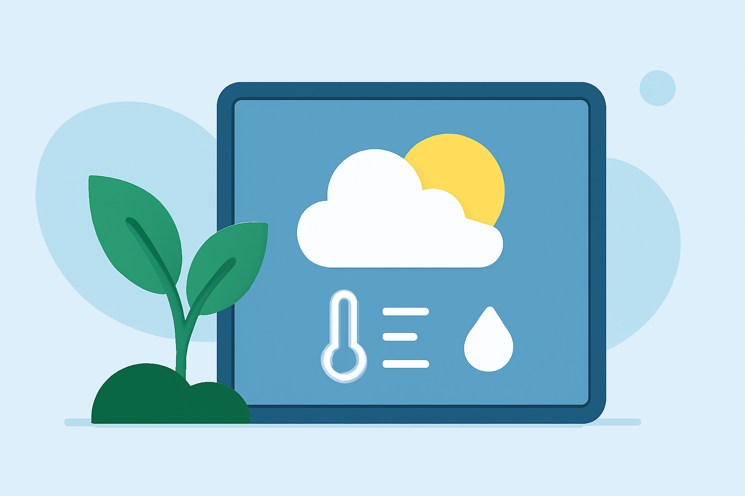 An Introduction to Large Weather Widgets for Gardeners