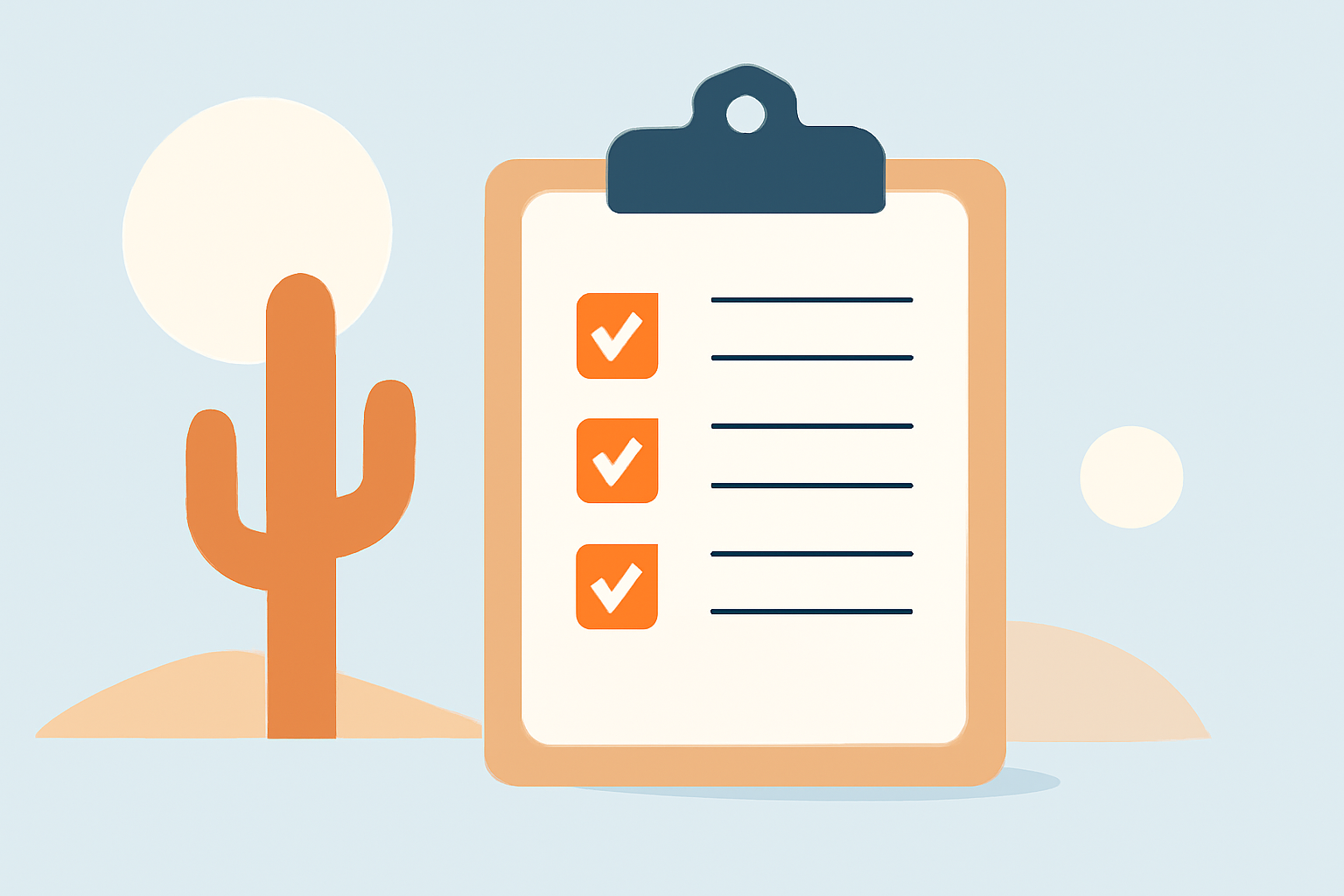 Essential Desert Travel Weather Checklist