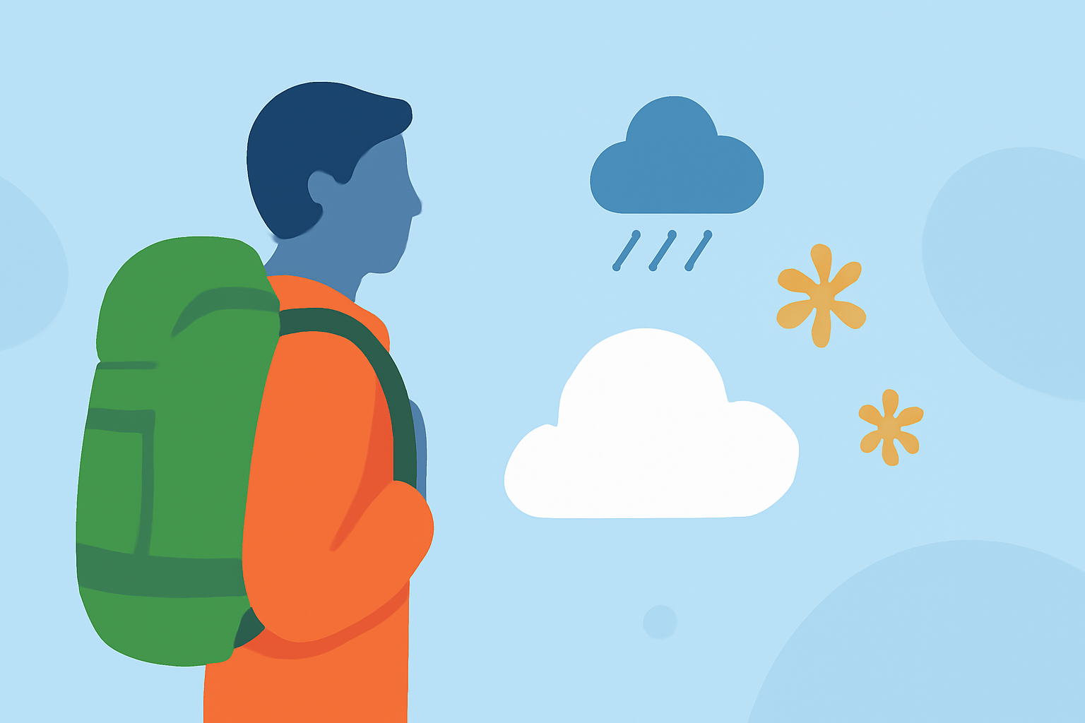 Weather Considerations for Backpacking During Pollen Season