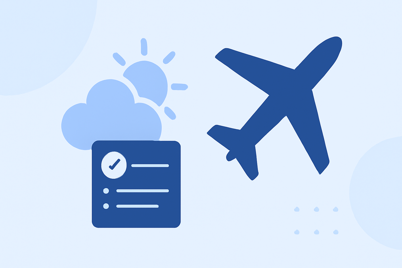 Early-Morning Flights and Weather Cheat Sheet for Domestic Flights