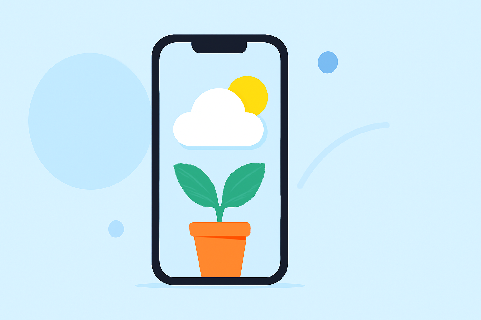 Quick Weather for Indoor Plant Care on iPhone